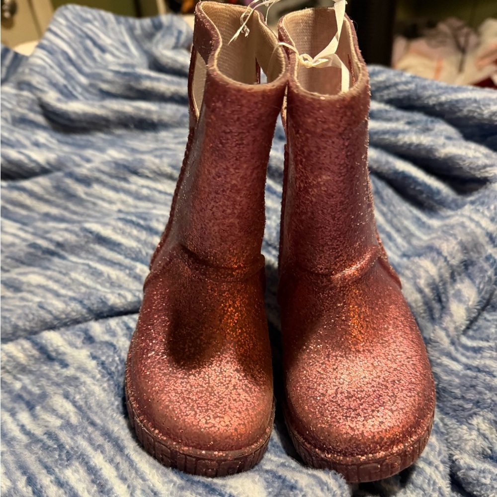 ❄️🐣UGG Kids Glitter Boots in Pink